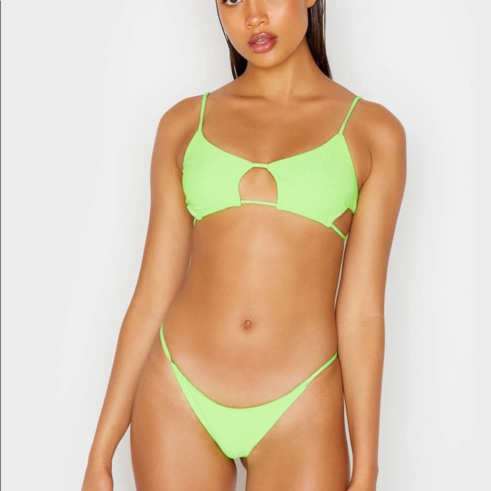 Frankie’s Bikinis Willa & Tia Neon Green Set